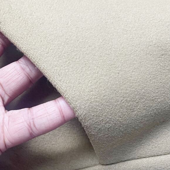 Aritzia Wilfred Cocoon Coat in Tan Mid Length Funnel Neck Wool Blend Size Small - Picture 6 of 9